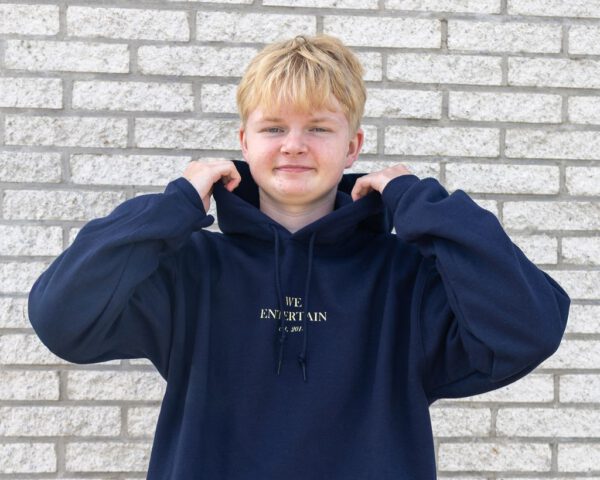 Hoodie donkerblauw - Afbeelding 2