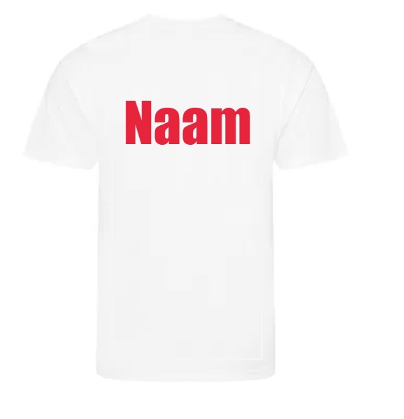 T-shirt WE + naam - Afbeelding 3